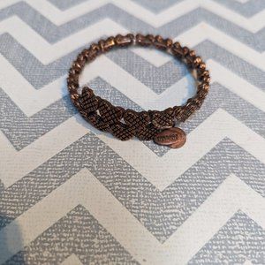 Alex and Ani Vintage Rose Gold Heart wrap bracelet